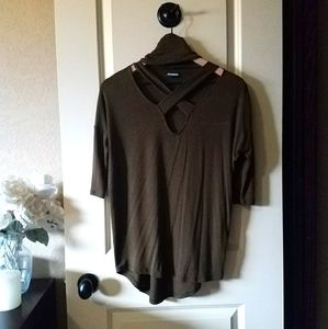 Express Green Top